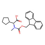 (S)-2-((((9H-Fluoren-9-yl)methoxy)carbonyl)(methyl)amino)-2-cyclopentylacetic acid|CS-0089981|187475-29-2
