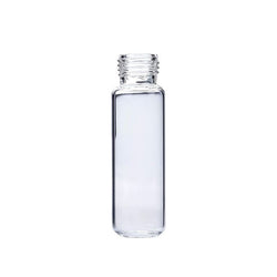 Precision screw thread headspace vials, 20 ml, 18 mm, clear, rounded bottom, 22.5×75.5 mm, first grade hydrolyzed glass|952451