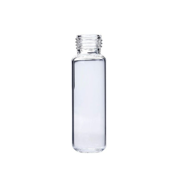 Precision screw thread headspace vials, 20 ml, 18 mm, clear, rounded bottom, 22.5×75.5 mm, first grade hydrolyzed glass|952451