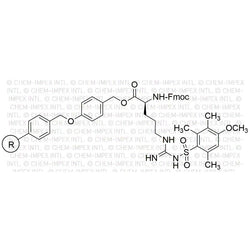 Na-Fmoc-Nw-(4-methoxy-2,3,6-trimethylbenzenesulfonyl)-L-arginine 4-alkoxybenzyl alcohol resin|04164