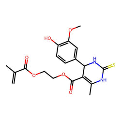 2-(Methacryloyloxy)ethyl 4-(4-hydroxy-3-methoxyphenyl)-6-methyl-2-thioxo-1,2,3,4-tetrahydropyrimidine-5-carboxylate, 99%|9172858|2219318-89-3