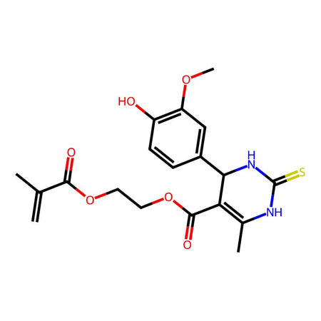 2-(Methacryloyloxy)ethyl 4-(4-hydroxy-3-methoxyphenyl)-6-methyl-2-thioxo-1,2,3,4-tetrahydropyrimidine-5-carboxylate, 99%|9172858|2219318-89-3