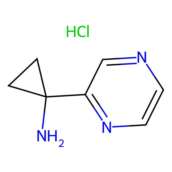 1-(Pyrazin-2-yl)cyclopropanamine hydrochloride|CS-0052804|1255099-26-3