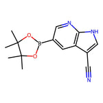 5-(4,4,5,5-Tetramethyl-1,3,2-dioxaborolan-2-yl)-1h-pyrrolo[2,3-b]pyridine-3-carbonitrile|CS-0197631|1620575-06-5