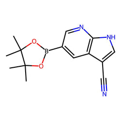 5-(4,4,5,5-Tetramethyl-1,3,2-dioxaborolan-2-yl)-1h-pyrrolo[2,3-b]pyridine-3-carbonitrile|CS-0197631|1620575-06-5