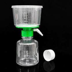 Sterile vacuum filtration unit.  membrane: CA,pore size: 0.45μm,diameter:50mm, funnel volume: 250ml, receiver volume: 250ml.12/Case|09-CA4525
