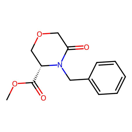 (S)-Methyl 4-benzyl-5-oxomorpholine-3-carboxylate, 97%|1090355|1235181-00-6
