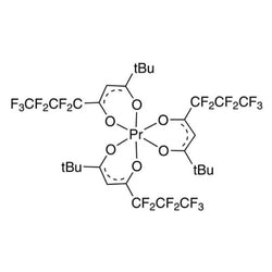 Tris(6,6,7,7,8,8,8-heptafluoro-2,2-dimethyl-3,5-octanedionate)praseodymium(III), 99% (99.9%-Pr) (REO) [Pr(FOD)3]|93-5920|17978-77-7
