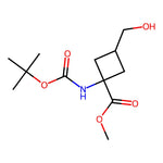 Methyl 1-((tert-butoxycarbonyl)amino)-3-(hydroxymethyl)cyclobutanecarboxylate|CS-0374922|191110-93-7