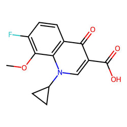 1-cyclopropyl-7-fluoro-8-methoxy-4-oxo-1,4-dihydroquinoline-3-carboxylic acid|C1548244|221221-16-5
