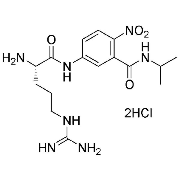 L-Arginine-[4-nitro-3-(carboxy-iso-propyl amid)-phenyl] ester dihydrochloride|16121|1272755-10-8