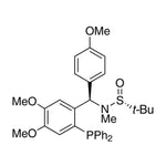 [S(R)]-N-[(R)-[2-(Diphenylphosphino)-4,5-dimethoxyphenyl)](4-methoxyphenyl)methyl]-N,2-dimethyl-2-propanesulfinamide, 95%|15-0007