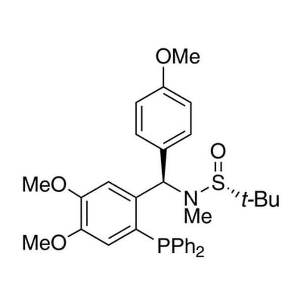 [S(R)]-N-[(R)-[2-(Diphenylphosphino)-4,5-dimethoxyphenyl)](4-methoxyphenyl)methyl]-N,2-dimethyl-2-propanesulfinamide, 95%|15-0007