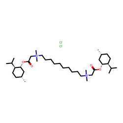 N1,N10-Bis(2-((2-isopropyl-5-methylcyclohexyl)oxy)-2-oxoethyl)-N1,N1,N10,N10-tetramethyldecane-1,10-diaminium chloride|C1876057|38146-42-8