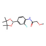 N-(2-fluoro-4-(4,4,5,5-tetramethyl-1,3,2-dioxaborolan-2-yl)phenyl)-2-methoxyacetamide|CS-0518225|2246668-24-4