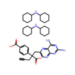 Dicyclohexylamine hemi(4-(2-carboxylato-1-(2,4-diaminopteridin-6-yl)pent-4-yn-2-yl)benzoate)|CS-0015370|1548618-54-7