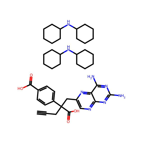 Dicyclohexylamine hemi(4-(2-carboxylato-1-(2,4-diaminopteridin-6-yl)pent-4-yn-2-yl)benzoate)|CS-0015370|1548618-54-7