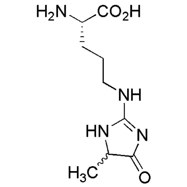 (2S)-2-Amino-5-(5-methyl-4-oxo-4,5-dihydro-1H-imidazol-2-ylamino)pentanoic acid (mixture of four iso|22729