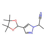 2-(4-(4,4,5,5-Tetramethyl-1,3,2-dioxaborolan-2-yl)-1H-pyrazol-1-yl)propanenitrile|CS-0085566|1612174-34-1