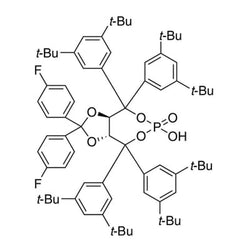 (3aR,8aR)-4,4,8,8-Tetrakis(3,5-di-tert-butylphenyl)-2,2-bis(4-fluorophenyl)-6-hydroxy-tetrahydro-6-oxide-[1,3]dioxolo[4,5-e][1,3,2]dioxaphosphepine, 98%, (99% ee)|15-8625