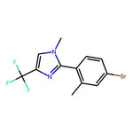 2-(4-Bromo-2-methylphenyl)-1-methyl-4-(trifluoromethyl)-1H-imidazole, 95%|07-0624|2839744-19-1