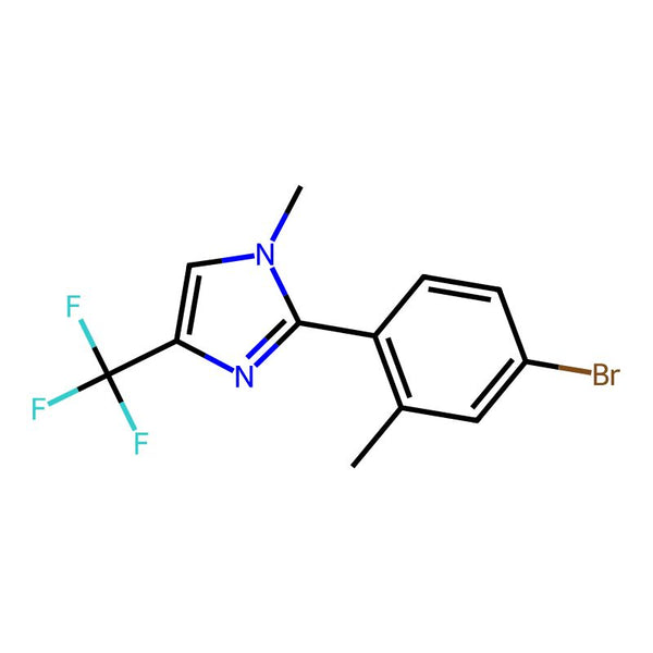 2-(4-Bromo-2-methylphenyl)-1-methyl-4-(trifluoromethyl)-1H-imidazole, 95%|07-0624|2839744-19-1