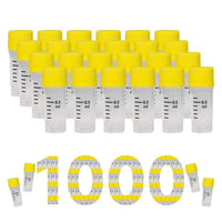 0.5ml vial, yellow cap , no barcode, pp, no o-ring;rnase & dnase free, foreign dna free, non-pyogenic, sterile,working temperature: -196--+121degree,25 pieces/bag, 20 bags/pack, 2 packs/case|88-0054