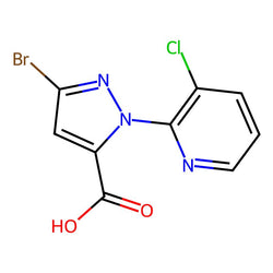 3-Bromo-1-(3-chloropyridin-2-yl)-1H-pyrazole-5-carboxylic acid, 97%|1551718|500011-86-9