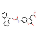 2-(7-((((9H-Fluoren-9-yl)methoxy)carbonyl)amino)-2-oxo-2H-chromen-4-yl)acetic acid|CS-0182045|378247-75-7