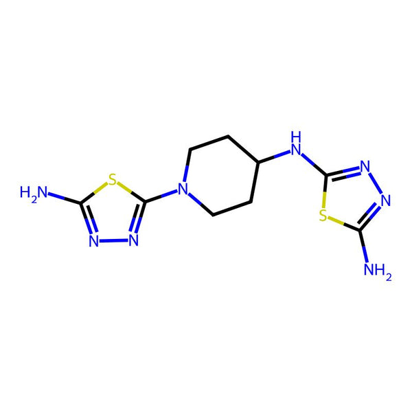 N2-(1-(5-Amino-1,3,4-thiadiazol-2-yl)piperidin-4-yl)-1,3,4-thiadiazole-2,5-diamine|CS-0530086|1890170-26-9
