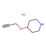 4-(Prop-2-yn-1-yloxy)piperidine hydrochloride|CS-0231337|1185100-09-7