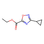 Ethyl 3-cyclopropyl-1,2,4-oxadiazole-5-carboxylate|CS-0215281|1018125-29-5