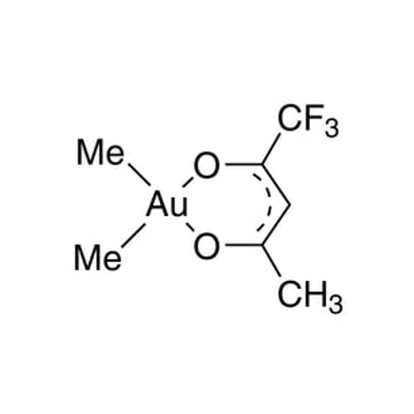 Dimethyl(trifluoroacetylacetonate)gold(III), 98% (99.9%-Au)|79-1600|63470-53-1