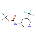 tert-Butyl ((3R,5S)-5-(trifluoromethyl)piperidin-3-yl)carbamate|CS-0058553|1523530-57-5
