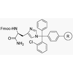 Fmoc-L-histidine(2-chlorotrityl resin)amide|04817|109425-51-6