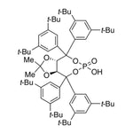 (3aS,8aS)-Tetrahydro-6-hydroxy-2,2-dimethyl-4,4,8,8-tetrakis(3,5-di-tert-butylphenyl)-6-oxide-[1,3]dioxolo[4,5-e][1,3,2]dioxaphosphepine, 98%, (99% ee)|15-8618
