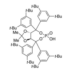 (3aS,8aS)-Tetrahydro-6-hydroxy-2,2-dimethyl-4,4,8,8-tetrakis(3,5-di-tert-butylphenyl)-6-oxide-[1,3]dioxolo[4,5-e][1,3,2]dioxaphosphepine, 98%, (99% ee)|15-8618