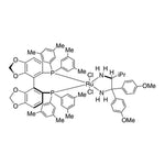 Dichloro{(S)-(-)-5,5'-bis[di(3,5-xylyl)phosphino]-4,4'-bi-1,3-benzodioxole}[(2S)-(+)-1,1-bis(4-methoxyphenyl)-3-methyl-1,2-butanediamine]ruthenium(II) RuCl2[(S)-dm-segphos?][(S)-daipen]|44-0215|944450-44-6