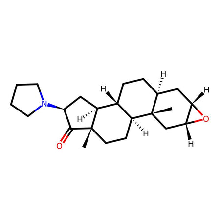 (2α,3α,5α,16β)-2,3-Epoxy-16-(1-pyrrolidinyl)androstan-17-one|C4X-124244|159325-45-8