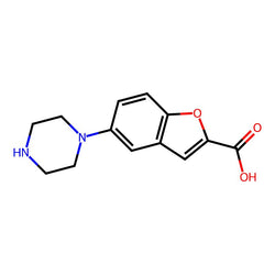 5-(Piperazin-1-yl)benzofuran-2-carboxylic acid|CS-M1855|183288-47-3