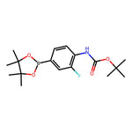 tert-Butyl 2-fluoro-4-(4,4,5,5-tetramethyl-1,3,2-dioxaborolan-2-yl)phenylcarbamate|CS-0001977|262444-42-8