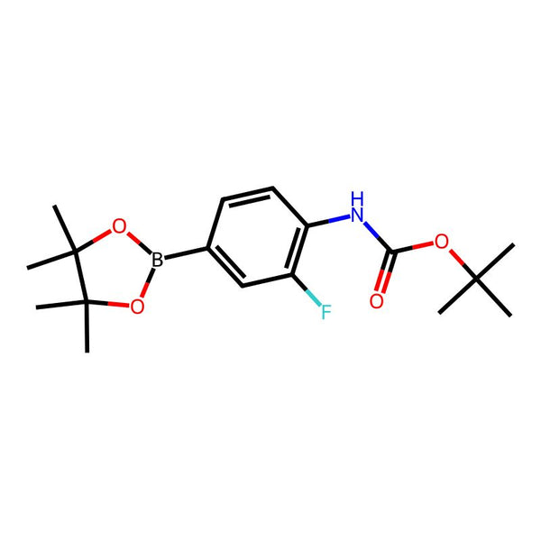 tert-Butyl 2-fluoro-4-(4,4,5,5-tetramethyl-1,3,2-dioxaborolan-2-yl)phenylcarbamate|CS-0001977|262444-42-8