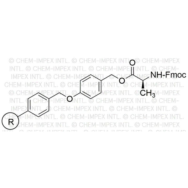 Fmoc-L-alanine 4-alkoxybenzyl alcohol resin|01903