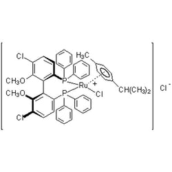 Chloro[(R)-(+)-5,5'-dichloro-6,6'-dimethoxy-2,2'-bis(diphenylphosphino)-1,1'-biphenyl](p-cymene)ruthenium(II) chloride CH2Cl2 adduct|44-0121|821793-33-3
