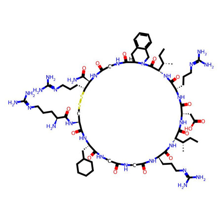 (Arg6,β-cyclohexyl-Ala8,D-Tic16,Arg17,Cys18)-Atrial Natriuretic Factor (6-18) amide (mouse, rabbit, rat)|CPTD787293|132956-87-7