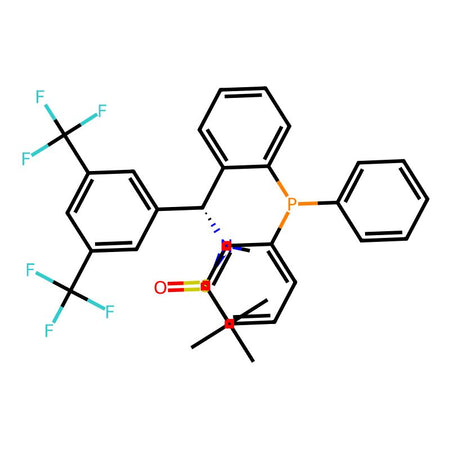 [S(R)]-N-[(R)-3,5-(Bis(trifluoromethyl)phenyl)[2-(diphenylphosphino)phenyl]methyl]-N,2-dimethyl-2-propanesulfinamide, 95%|9426174|2898408-53-0