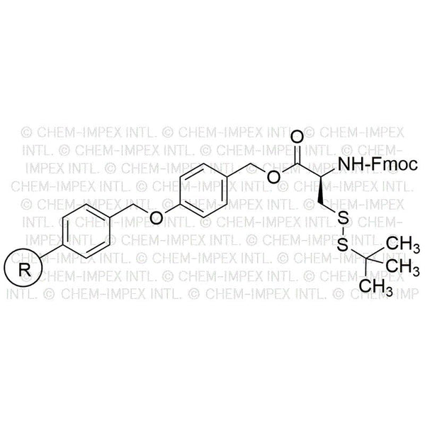 Fmoc-S-tert-butylthio-L-cysteine 4-alkoxybenzyl alcohol resin|04181
