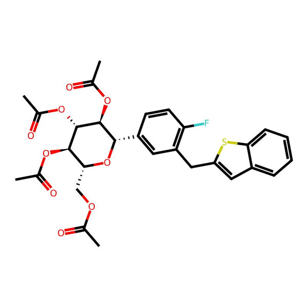 (1S)-1,5-Anhydro-1-C-[3-(benzo[b]thien-2-ylMethyl)-4-fluorophenyl]-D-glucitol 2,3,4,6-tetraacetate|CS-0009480|1034305-21-9