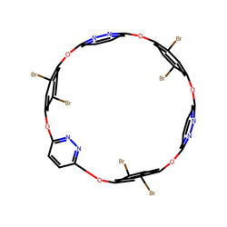 Hexabromo-O6-corona[3]arene[3]tetrazine, 95%|1938035|1642594-07-7