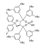 (3aS,8aS)-4,4,8,8-Tetrakis(3,5-di-tert-butylphenyl)-2,2-bis(4-fluorophenyl)-6-hydroxy-tetrahydro-6-oxide-[1,3]dioxolo[4,5-e][1,3,2]dioxaphosphepine, 98%|15-8626